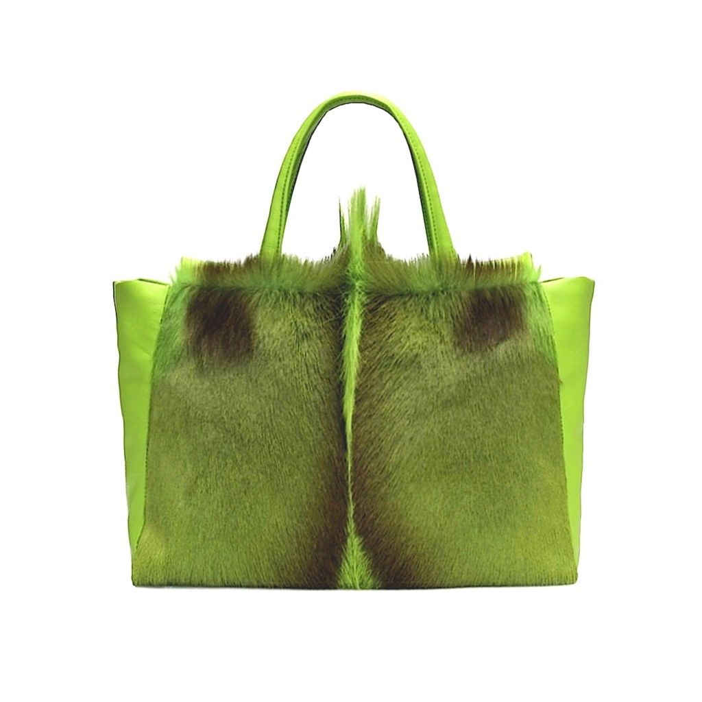 GREEN ANTELOPE TOTE BAG