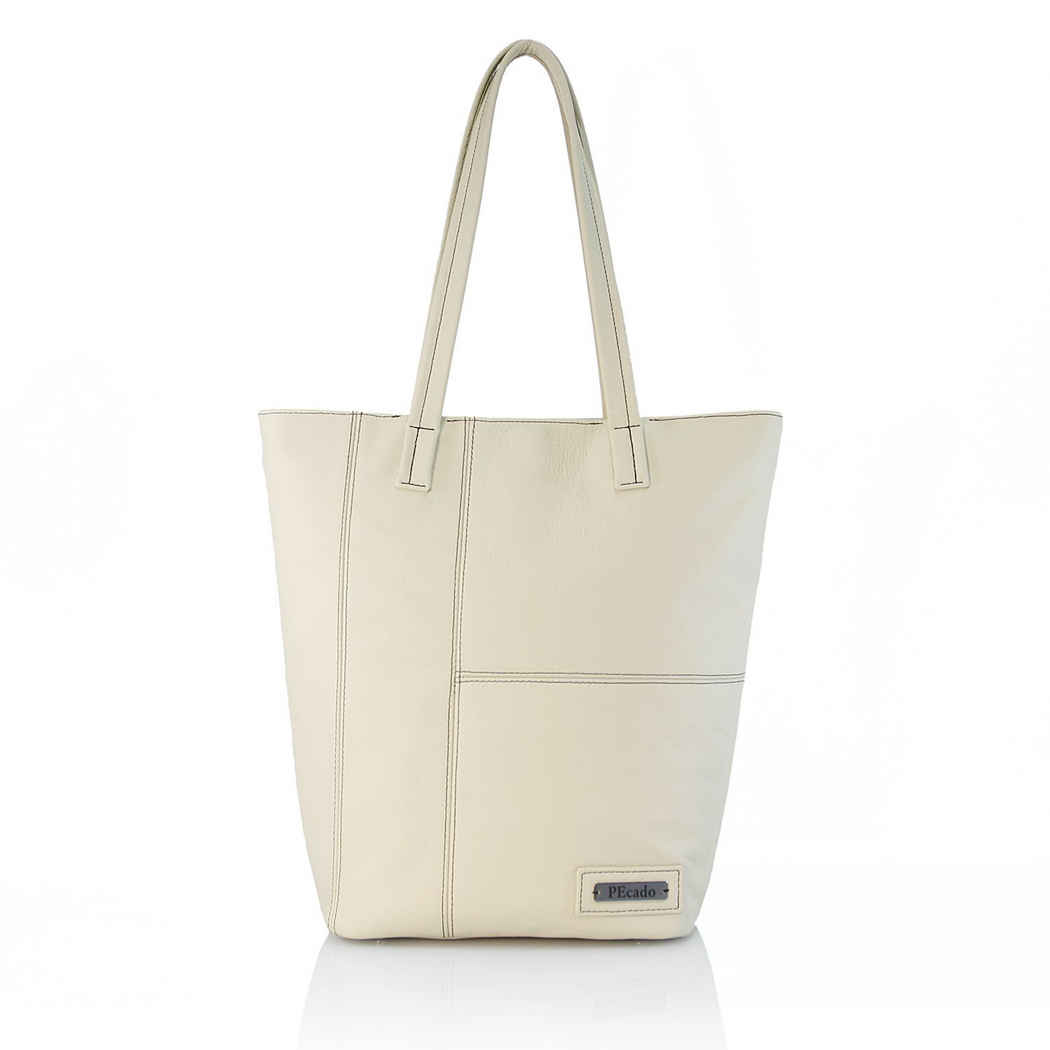 Beige DELUXE SHOPPER TOTE