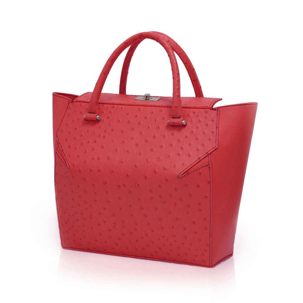 STRAWBERRY RED MARQUIS TOTE