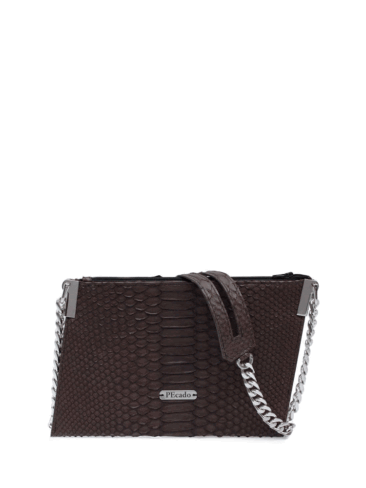 PEcado // BROWN PYTHON EMERALD CROSSBODY