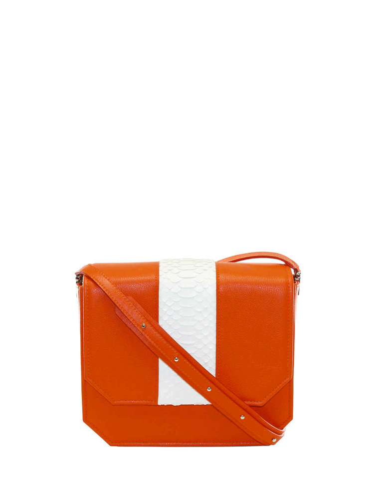PEcado // ORANGE RADIANT CLUTCH BAG - Image 2