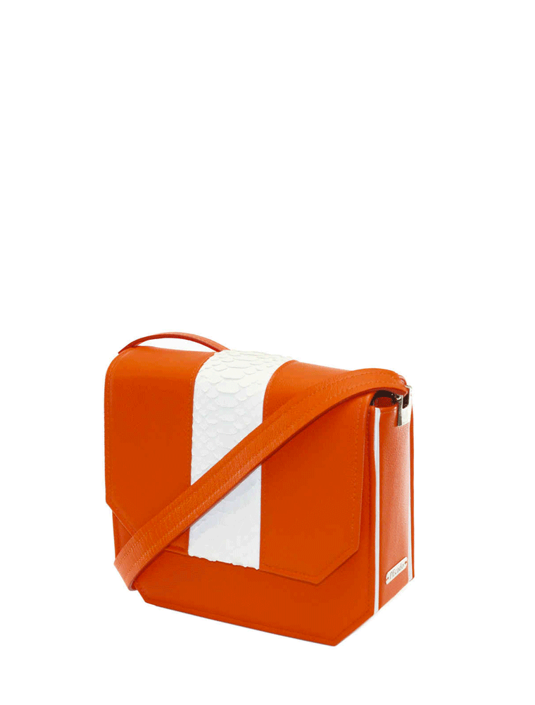 PEcado // ORANGE RADIANT CLUTCH BAG - Image 3