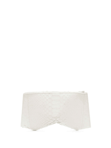 PEcado // WHITE PYTHON TRILLIANT CLUTCH