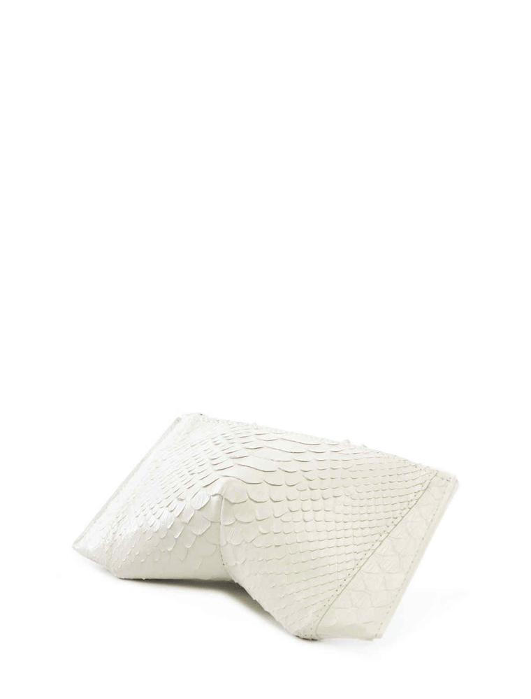 PEcado // WHITE PYTHON TRILLIANT CLUTCH - Image 2