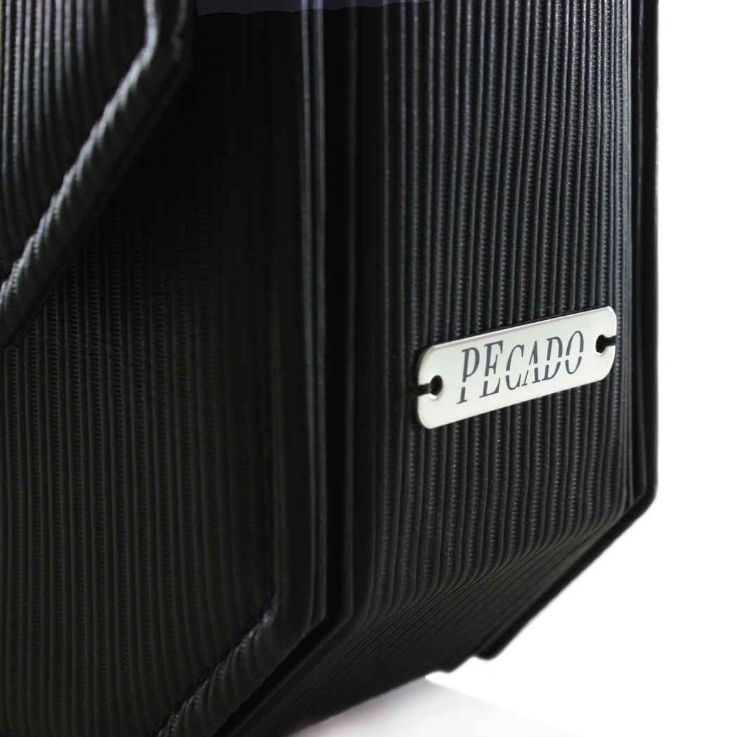 BLACK RADIANT CLUTCH BAG
