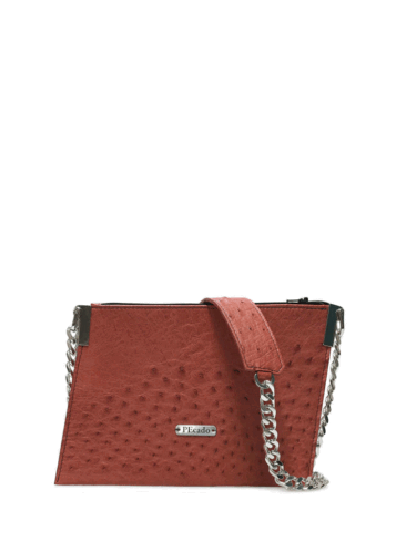 PEcado // RED OSTRICH EMERALD CROSSBODY