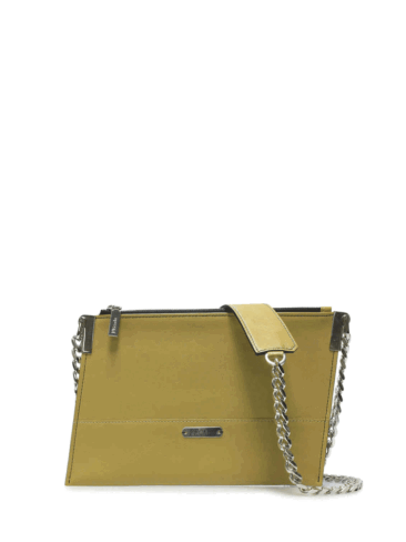PEcado // DESERT LEATHER EMERALD CROSSBODY BAG