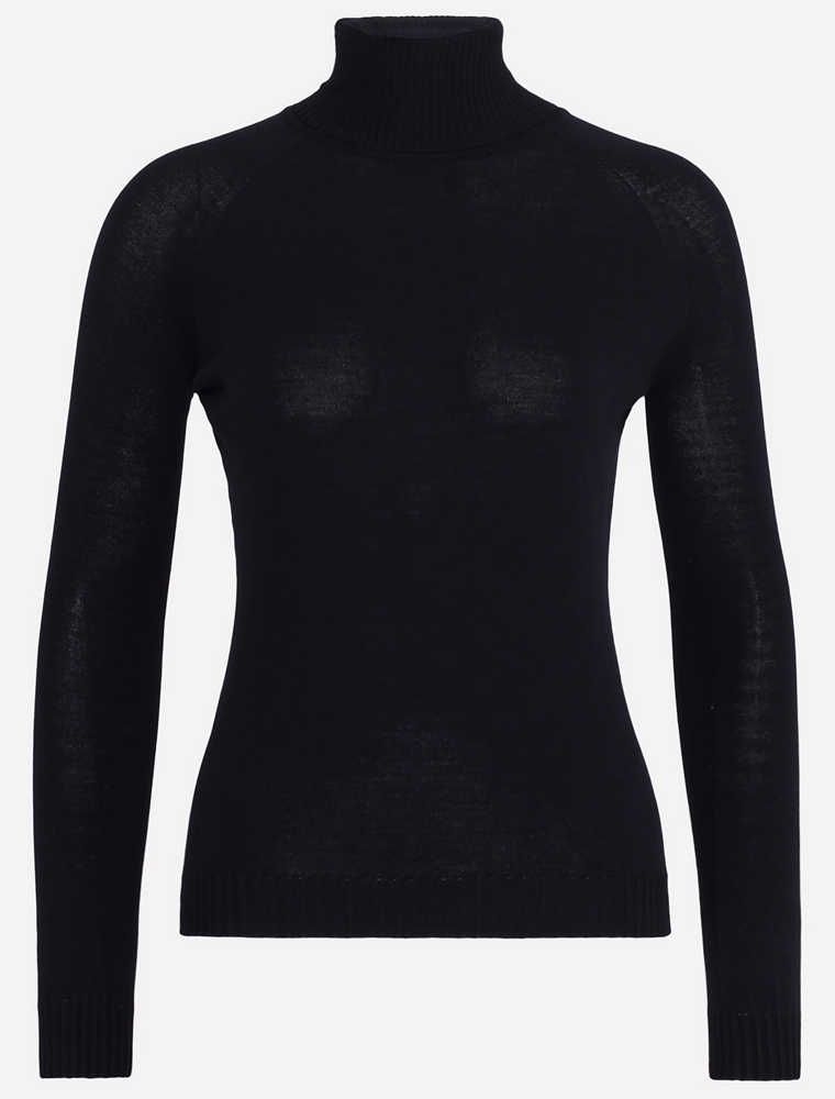 JENADIN // WOMENS GOLF TOP, BLACK - Image 4