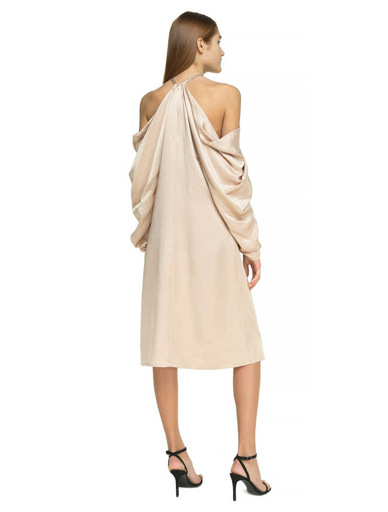 TAGO // OFF THE SHOULDER DRESS BEIGE - Image 3