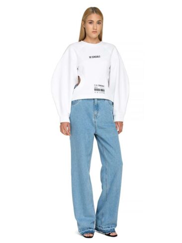 TAGO // SWEATSHIRT “AURELLI”, WHITE
