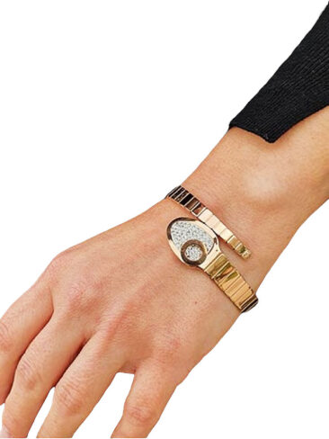 SE // SURGICAL STEEL “SNAKE” BRACELET, ROSE GOLD