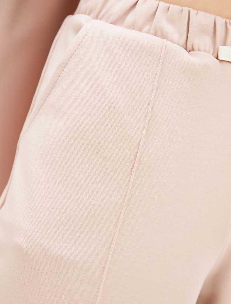 ZUBRYTSKAYA // STRAIGHT CUT CENTER CASUAL PANT, BLUSHED PINK - Image 4
