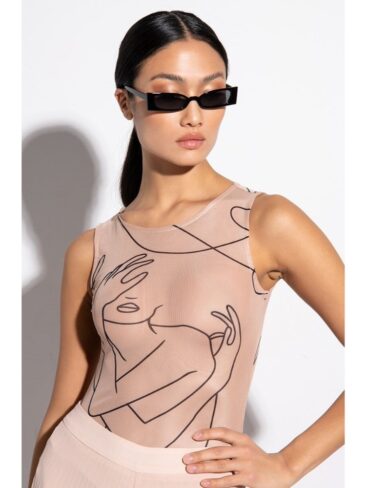 A.KOM // WOMEN’S MESH TANK BODYSUIT