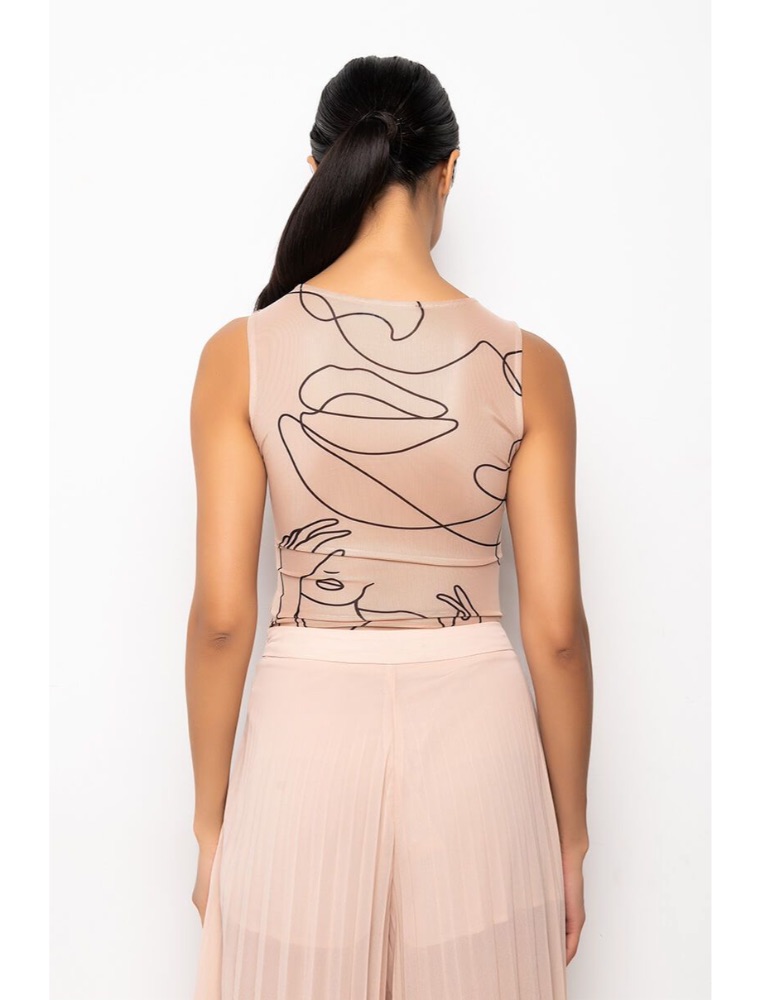 A.KOM // WOMEN'S MESH TANK BODYSUIT - Image 4