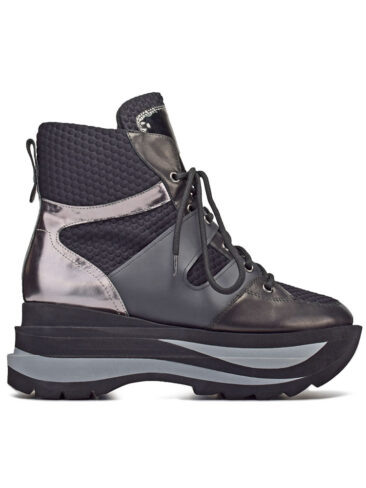 VITTO ROSSI // SPORT ANKLE PLATFORM SNEAKER, BLACK