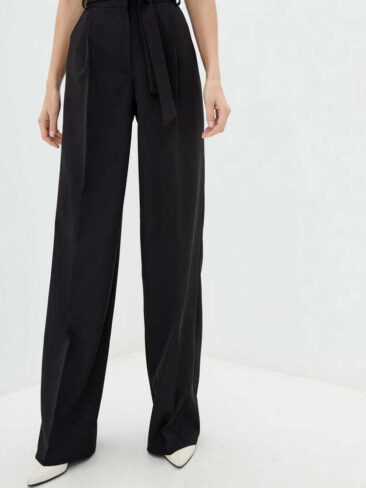 ZUBRYTSKAYA // HIGH-RISE STRAIGHT LEG PANT, BLACK
