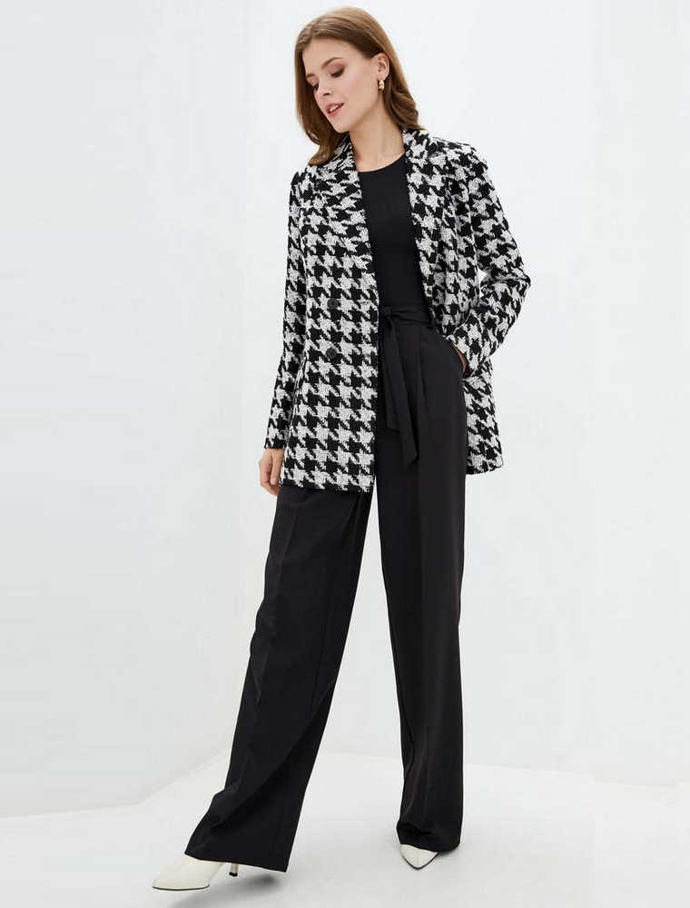 ZUBRYTSKAYA // HIGH-RISE STRAIGHT LEG PANT, BLACK - Image 2