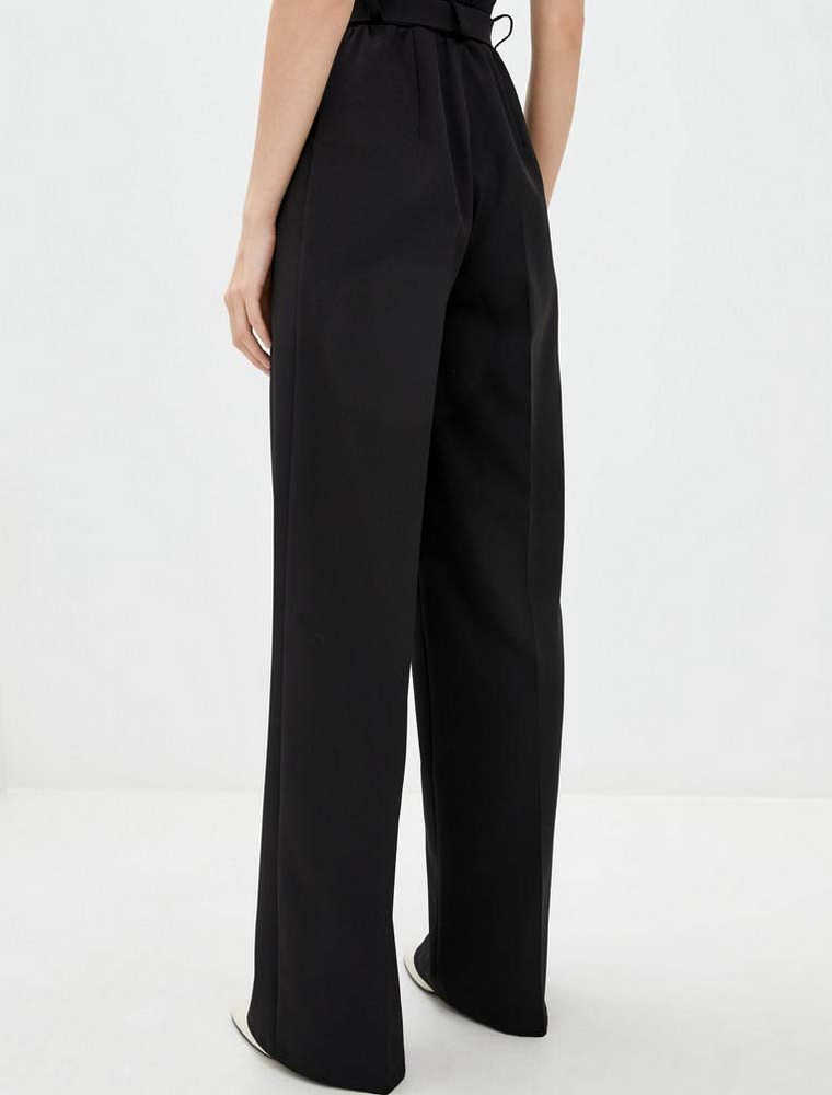 ZUBRYTSKAYA // HIGH-RISE STRAIGHT LEG PANT, BLACK - Image 4