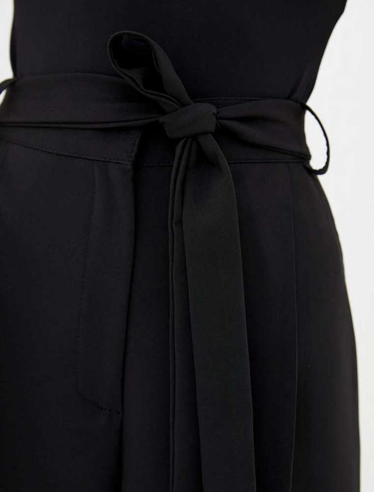 ZUBRYTSKAYA // HIGH-RISE STRAIGHT LEG PANT, BLACK - Image 3