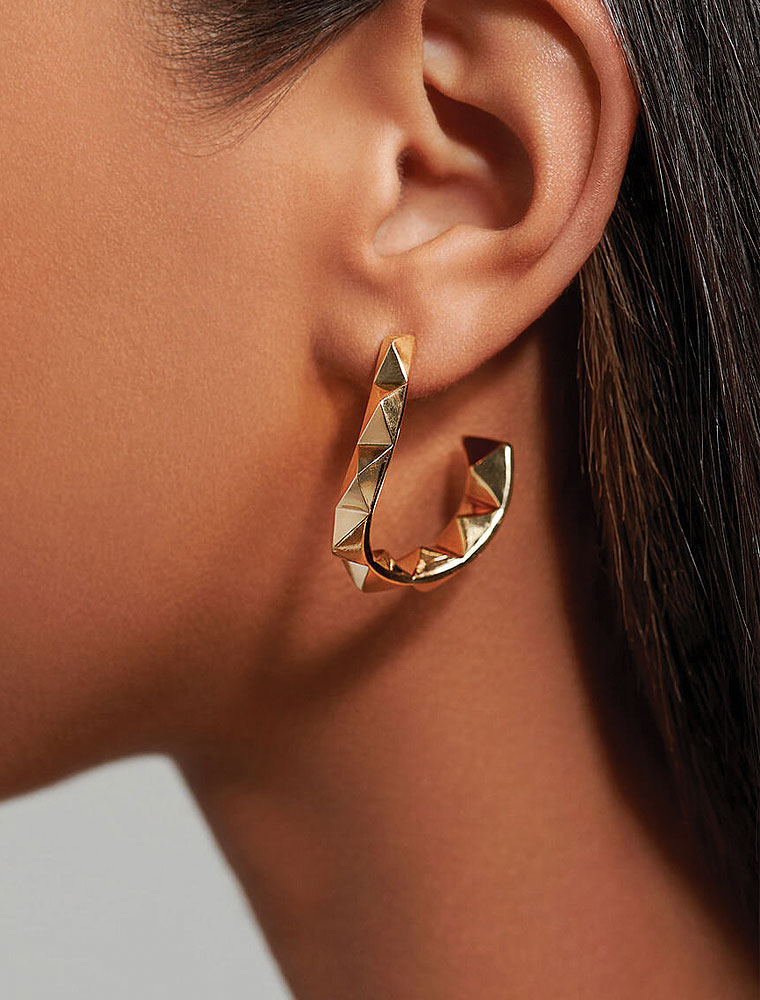 VAJZE // AURETA EARRINGS, 14K GOLD PLATED - Image 3