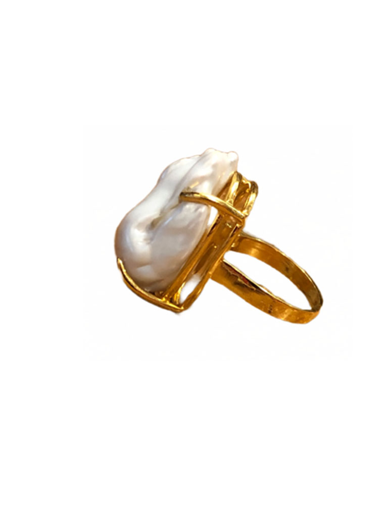 BOUNKIT // BAROQUE PEARL RING - Image 4