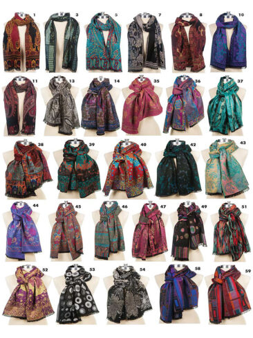 RAPTI // PRINTED CASHMERE SCARF, MULTICOLOR 1 – 59