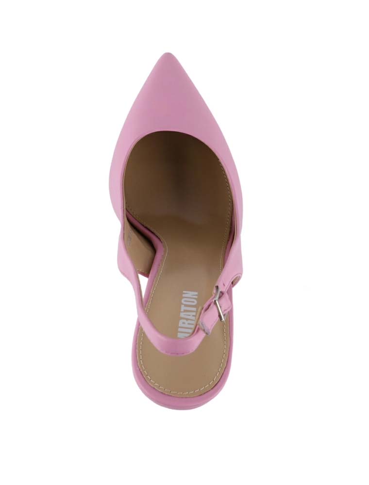 MIRATON // WOMEN'S CLASSIC SLINGBACK PUMPS, PINK - Image 5