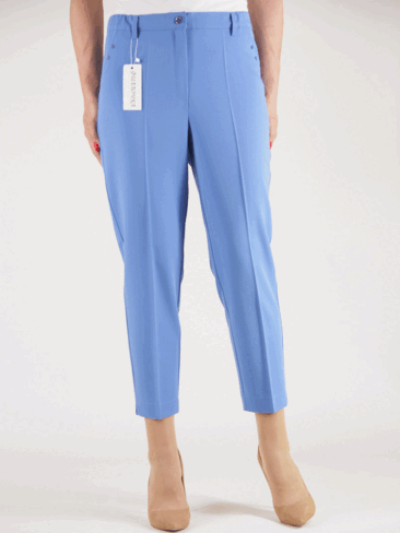 UA DENIZE // WOMEN’S STRAIGHT CUT CAPRI PANTS, SKY BLUE