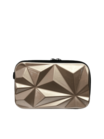 A.KOM // FOREVER YOUNG CROSSBODY BAG, CHAMPAGNE GOLD
