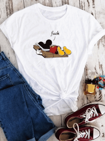 LOVE&LIVE // “F..K BY MICKEY” TEE SHIRT