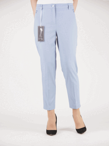 UA DENIZE // WOMEN’S 7/8 CLASSIC CUT PANTS, LIGHT BLUE