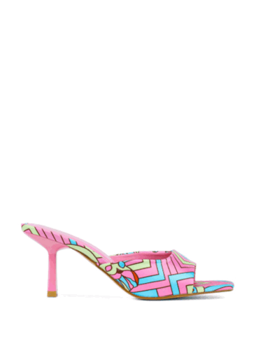 ATTIZZARE // SUMMER MOSAIC SANDAL, MULTICOLOR PINK