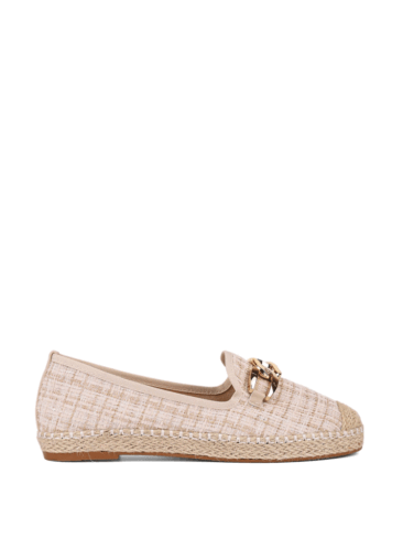 ATTIZZARE // WOVEN LOAFERS W/ GOLD DETAIL