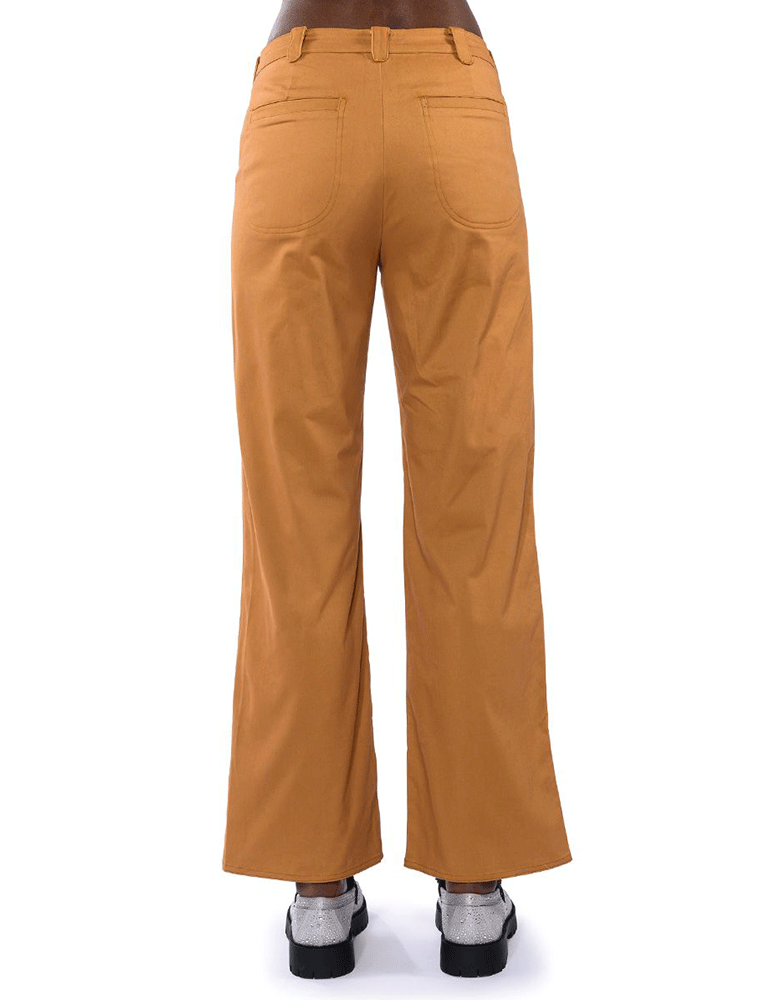 A.KOM // MODERN KHAKI STRAIGHT CUT TROUSERS - Image 4