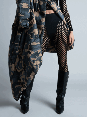 A.KOM // NET HIGH WAIST LEGGING